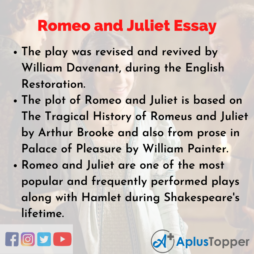 background information for romeo and juliet essay