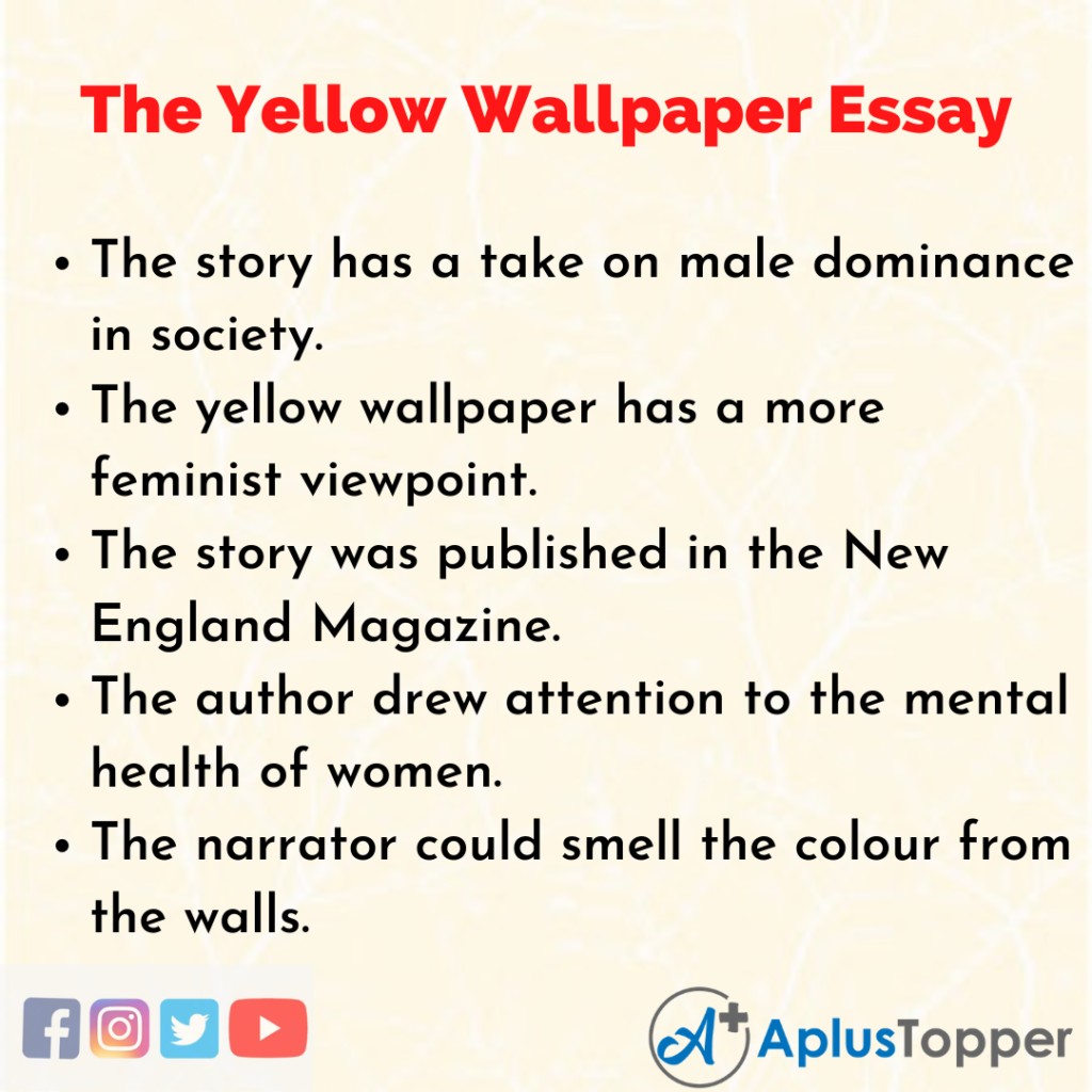 yellow wallpaper essay titles