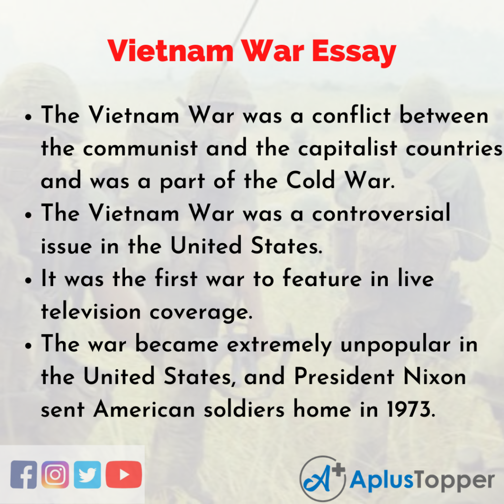vietnam war essay free