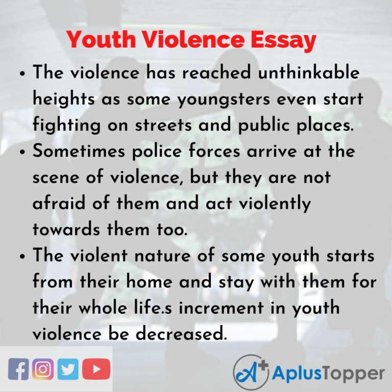 essay about violence issues