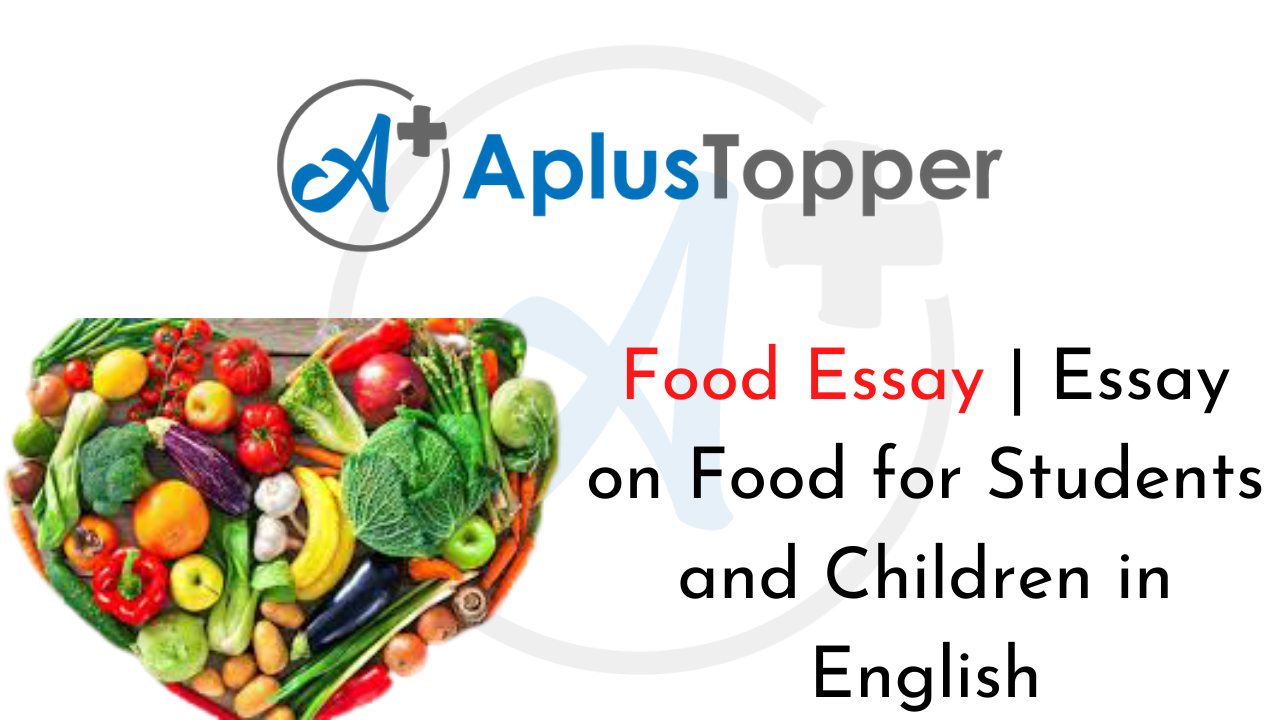 simple essay on foods
