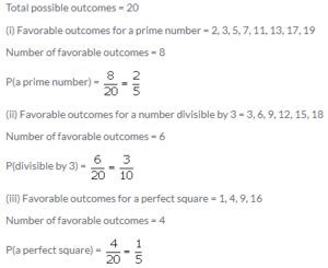 Selina Concise Mathematics Class 10 ICSE Solutions Probability - A Plus ...