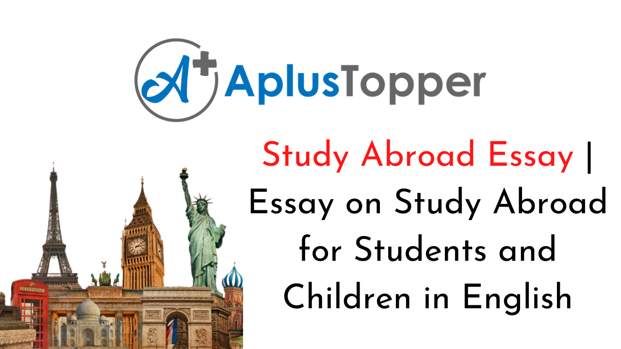 should students study abroad essay
