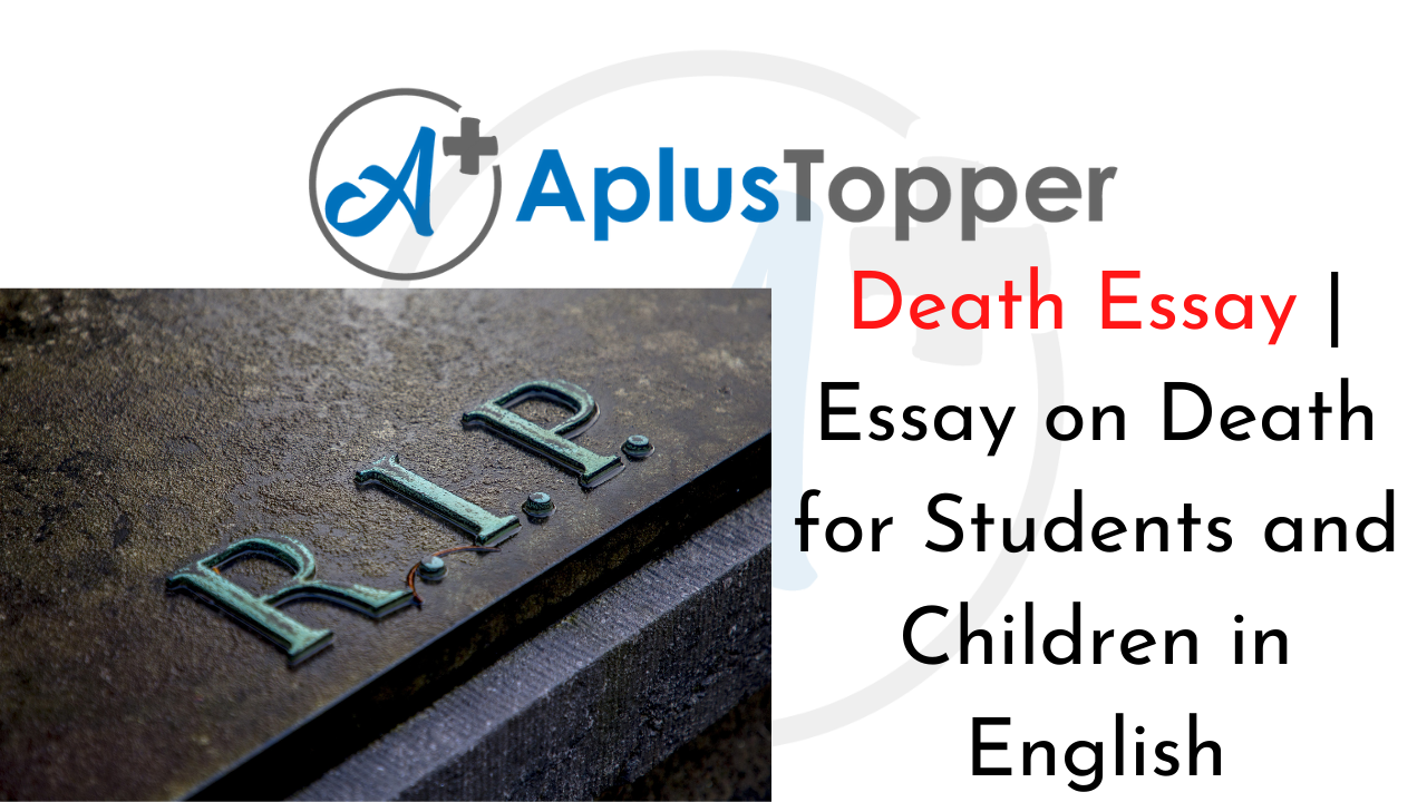 write an essay about death