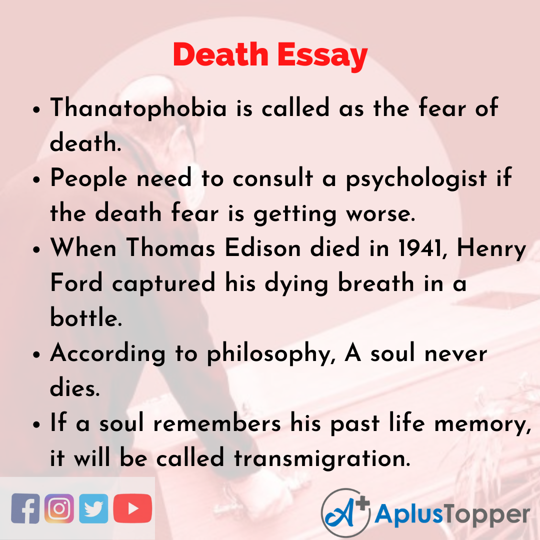 essay about sentence to death