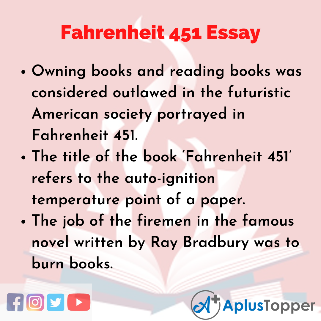 hooks for essays about fahrenheit 451