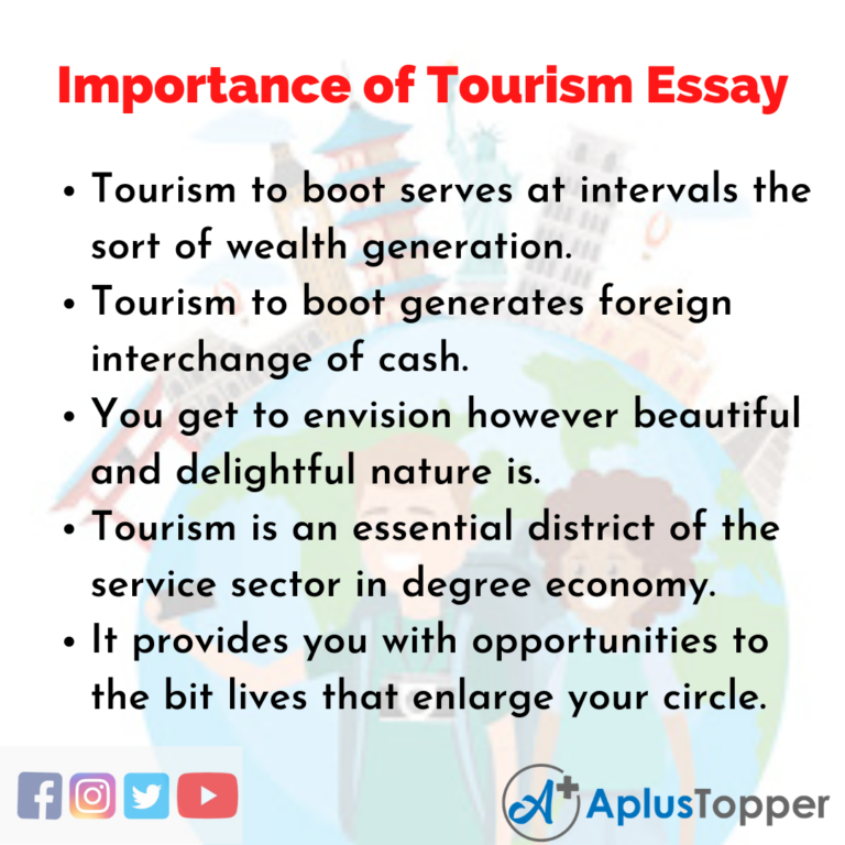 400 word essay on tourism