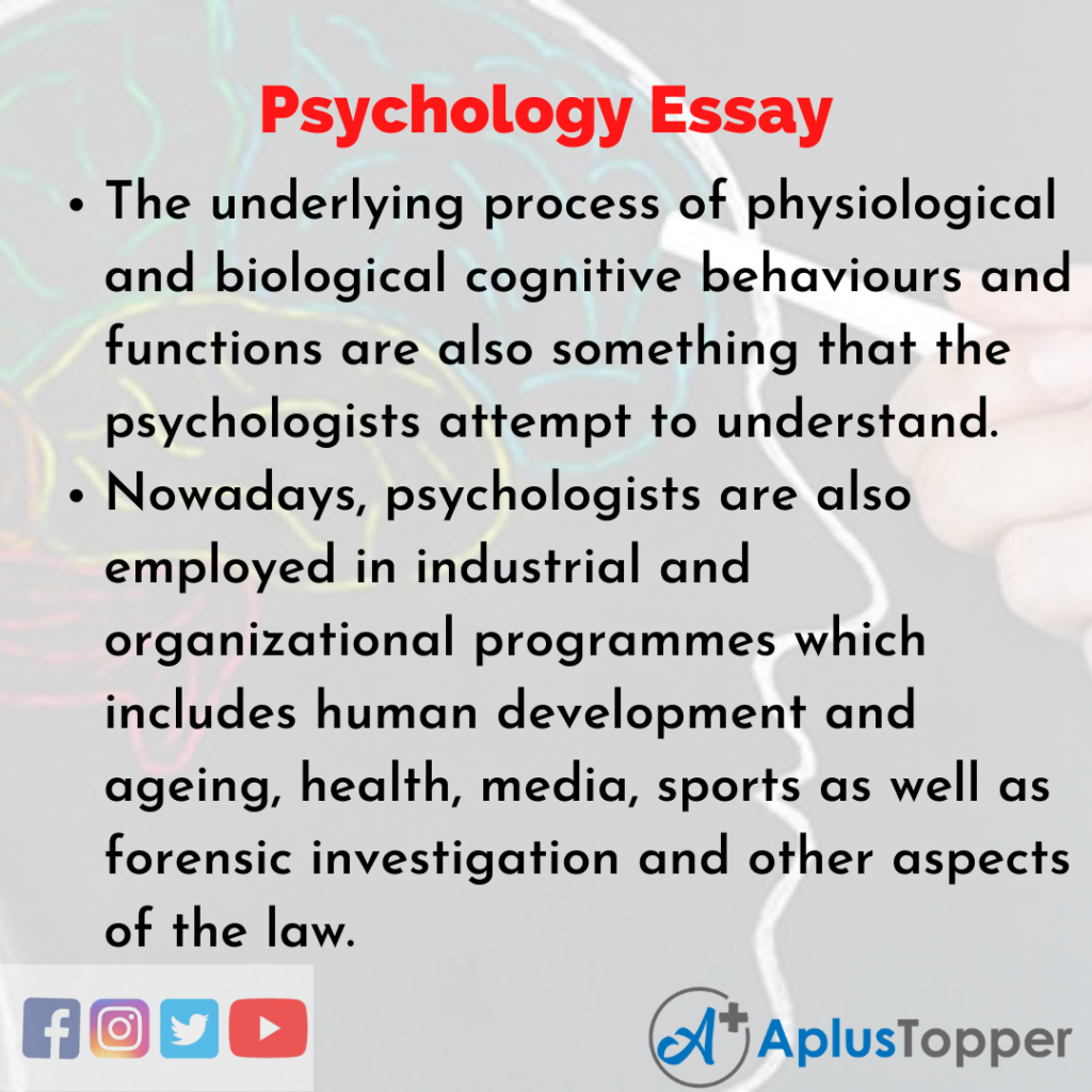 importance of psychology in social work essay