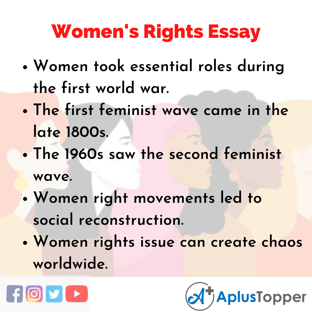 how do you write a women's rights speech