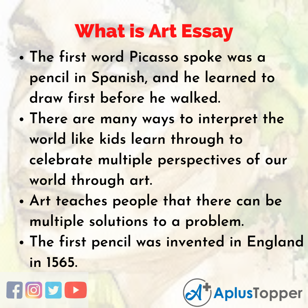what art means to me essay 300 words