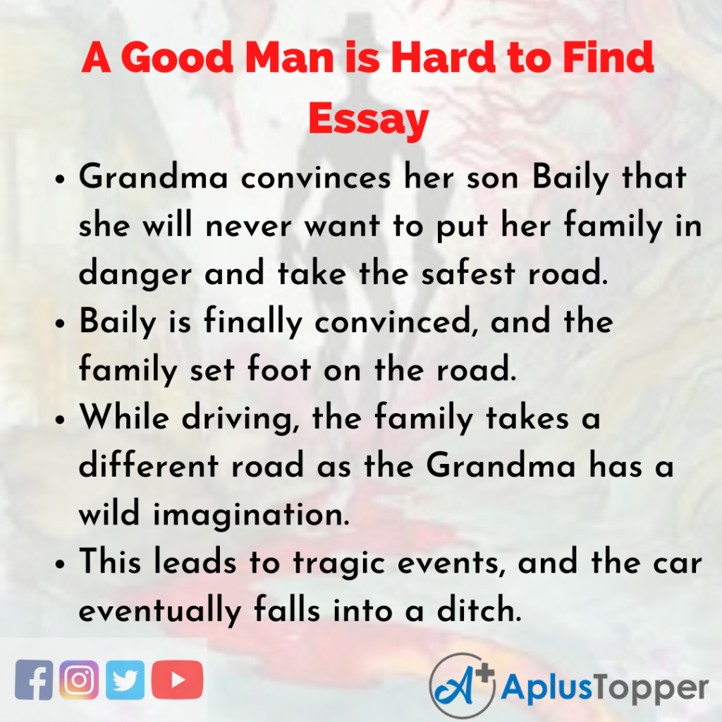 a good man is hard to find essay