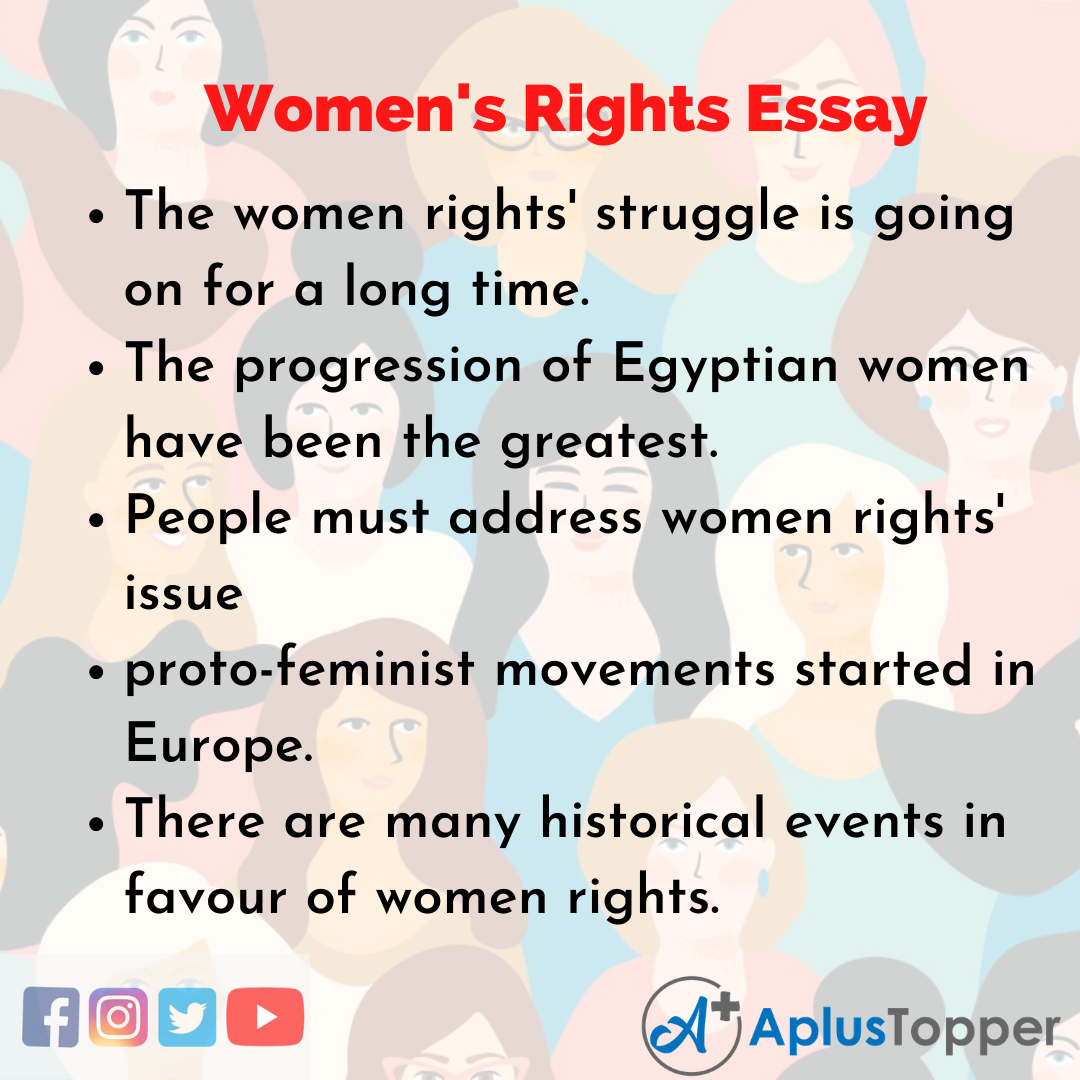 women's rights persuasive essay topics