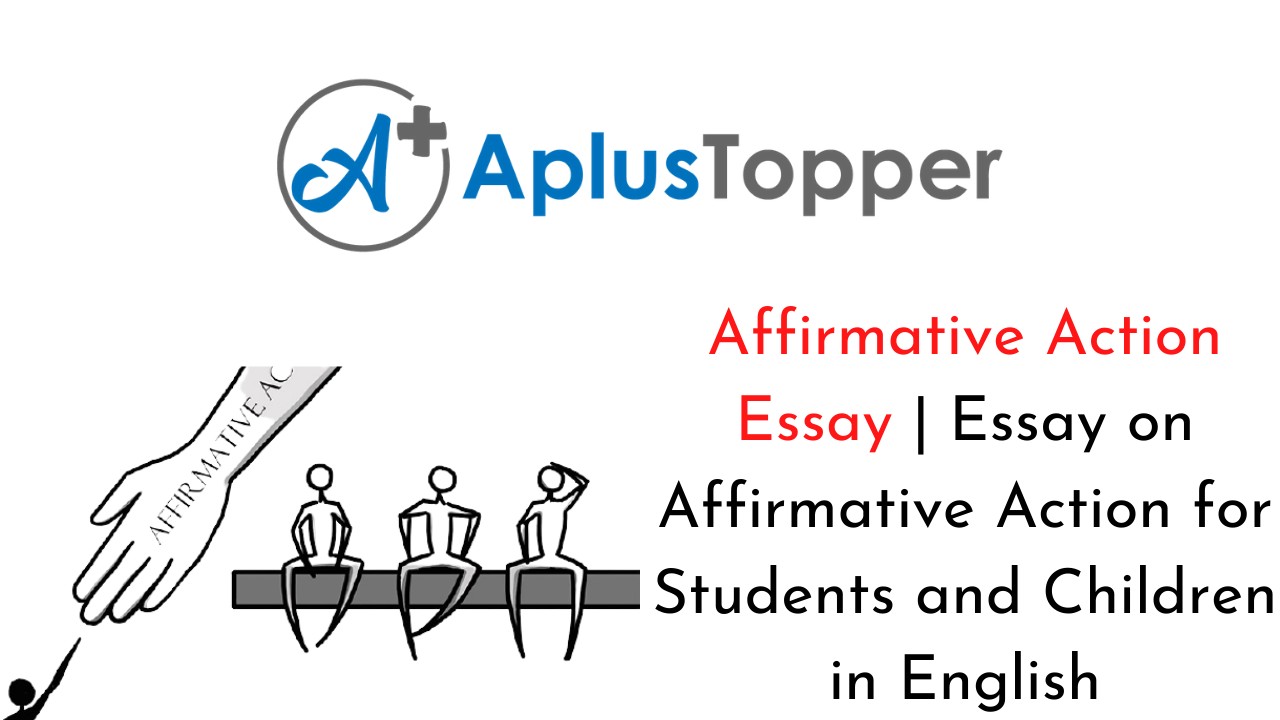 affirmative action essay examples