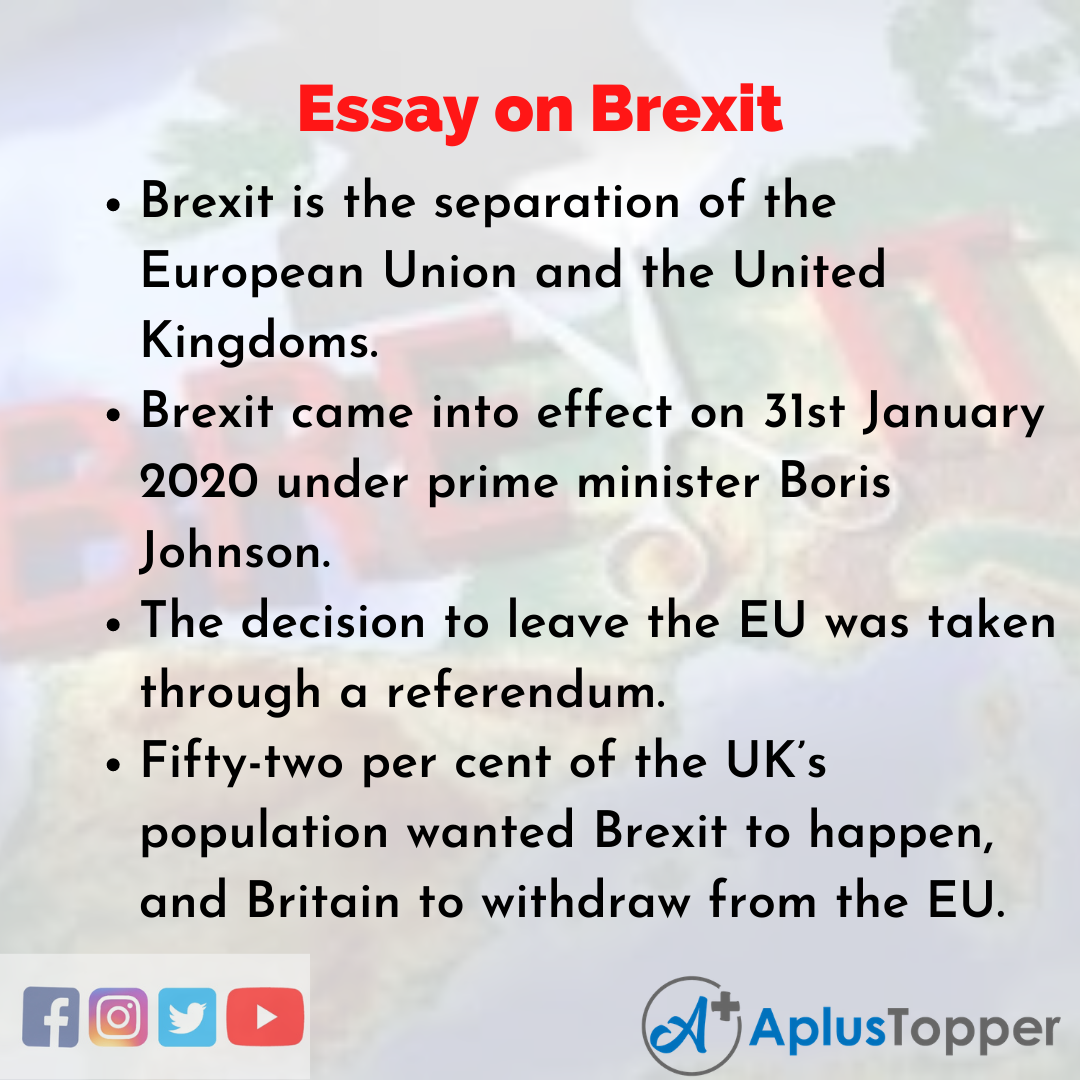 dissertations on brexit
