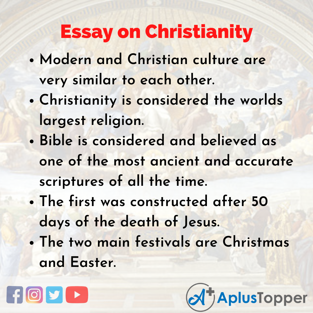 christianity essay question