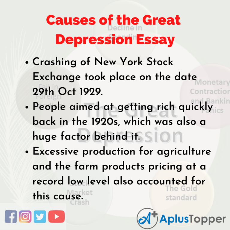 english essay about depression