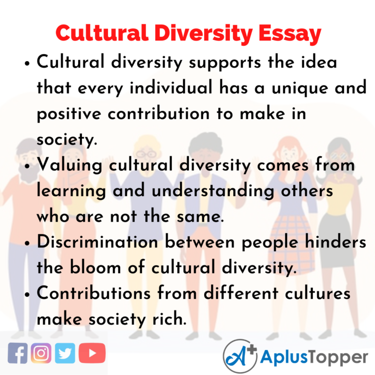 Cultural Diversity Essay Essay on Cultural Diversity for Students and