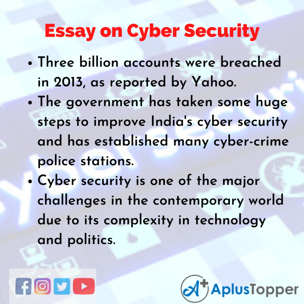 cybersecurity importance essay