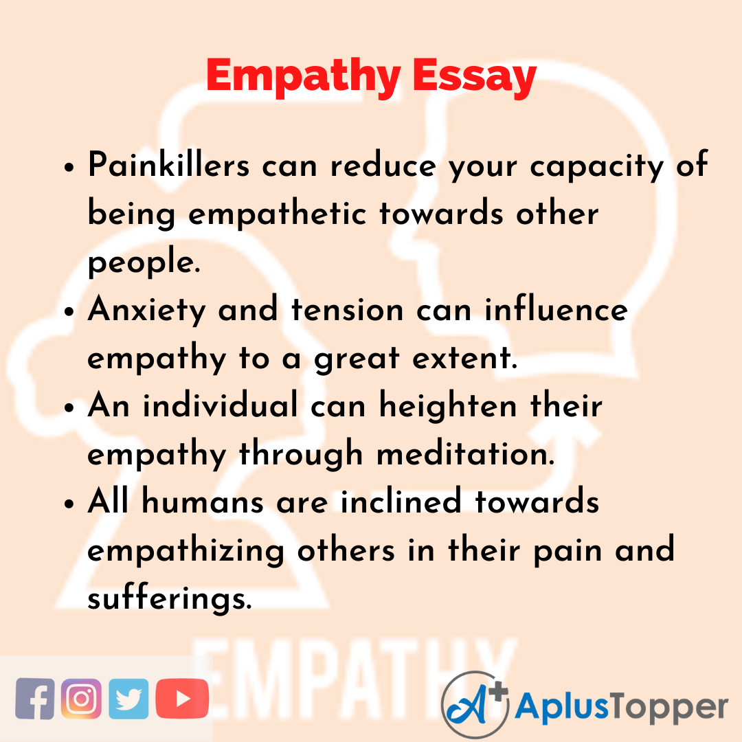 essay on empathy and sympathy