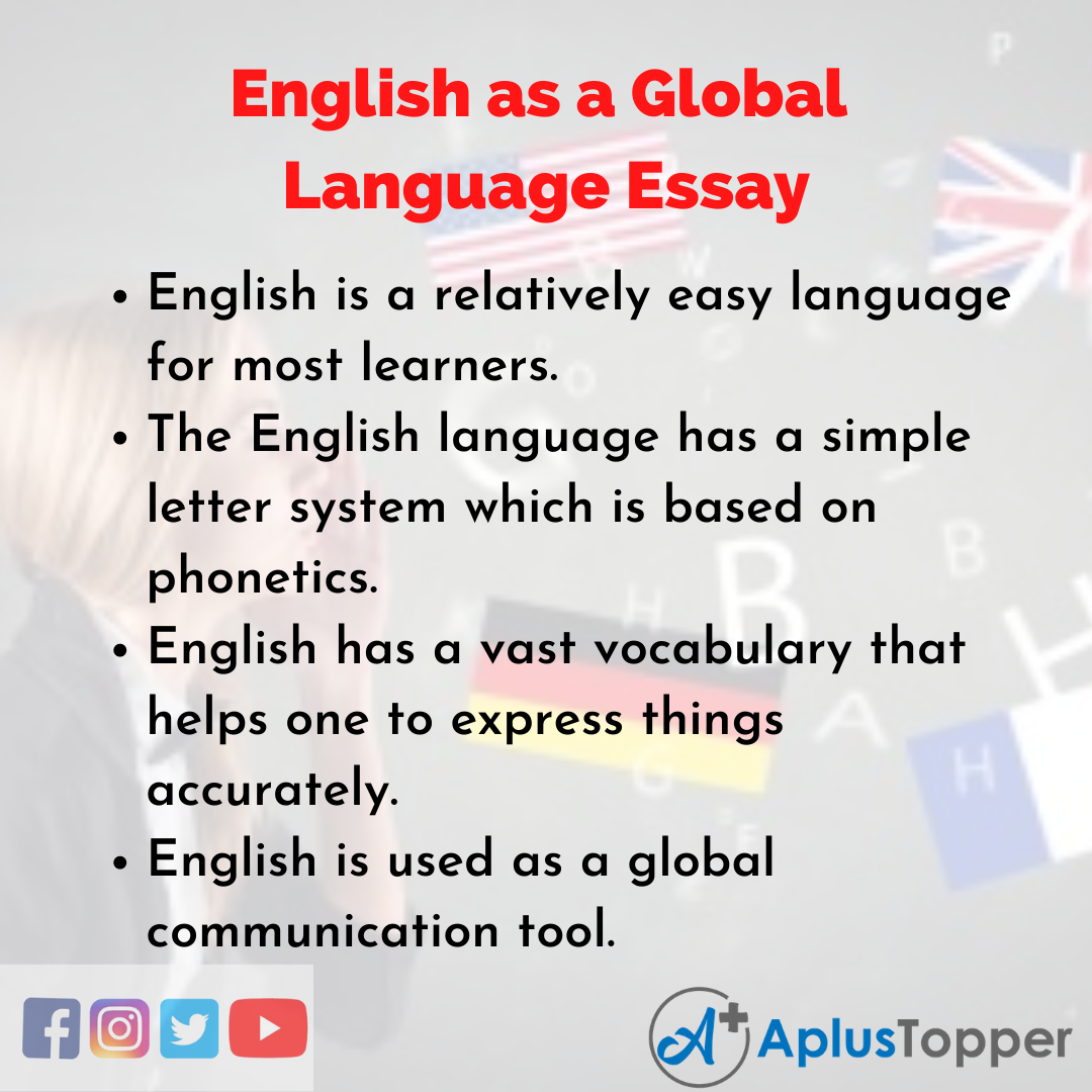 advantages of english as a global language essay