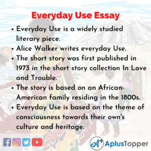 everyday use essay prompts