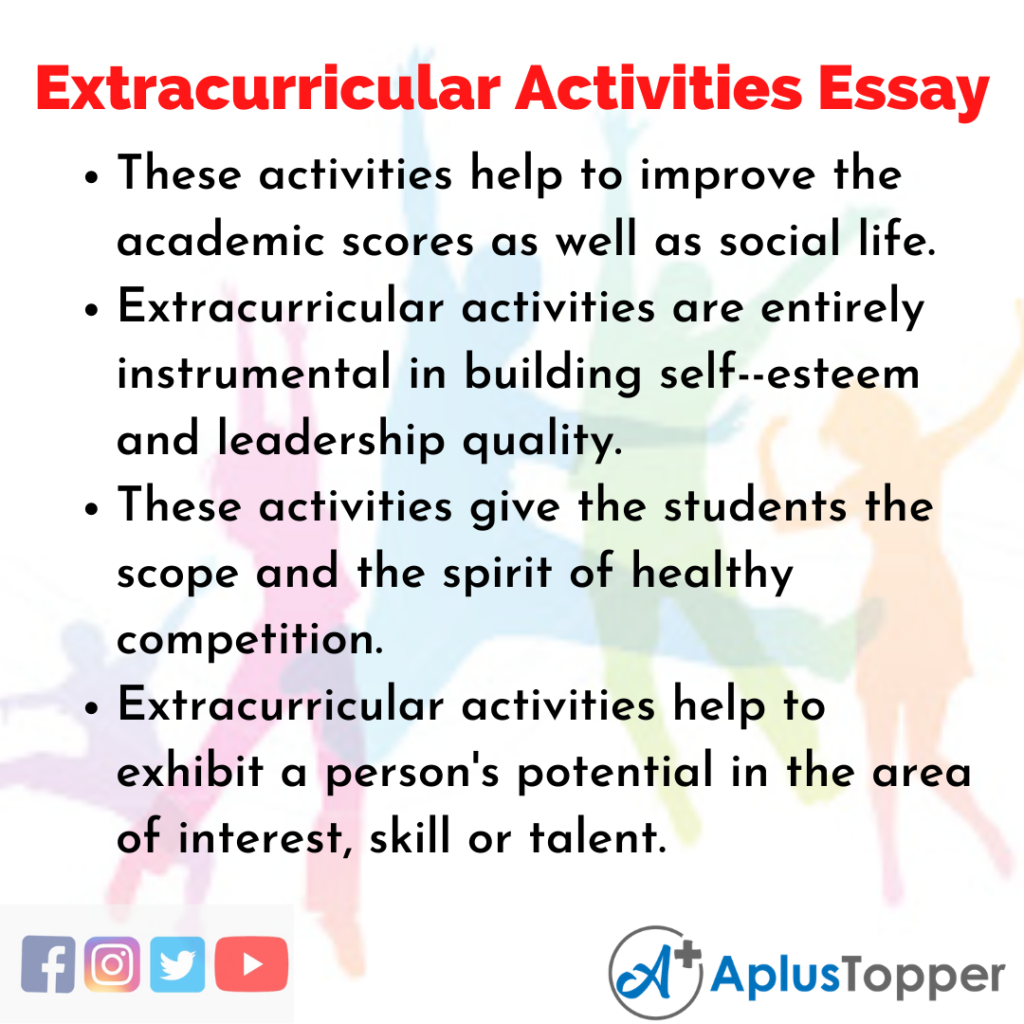 importance of extracurricular activities in school essay
