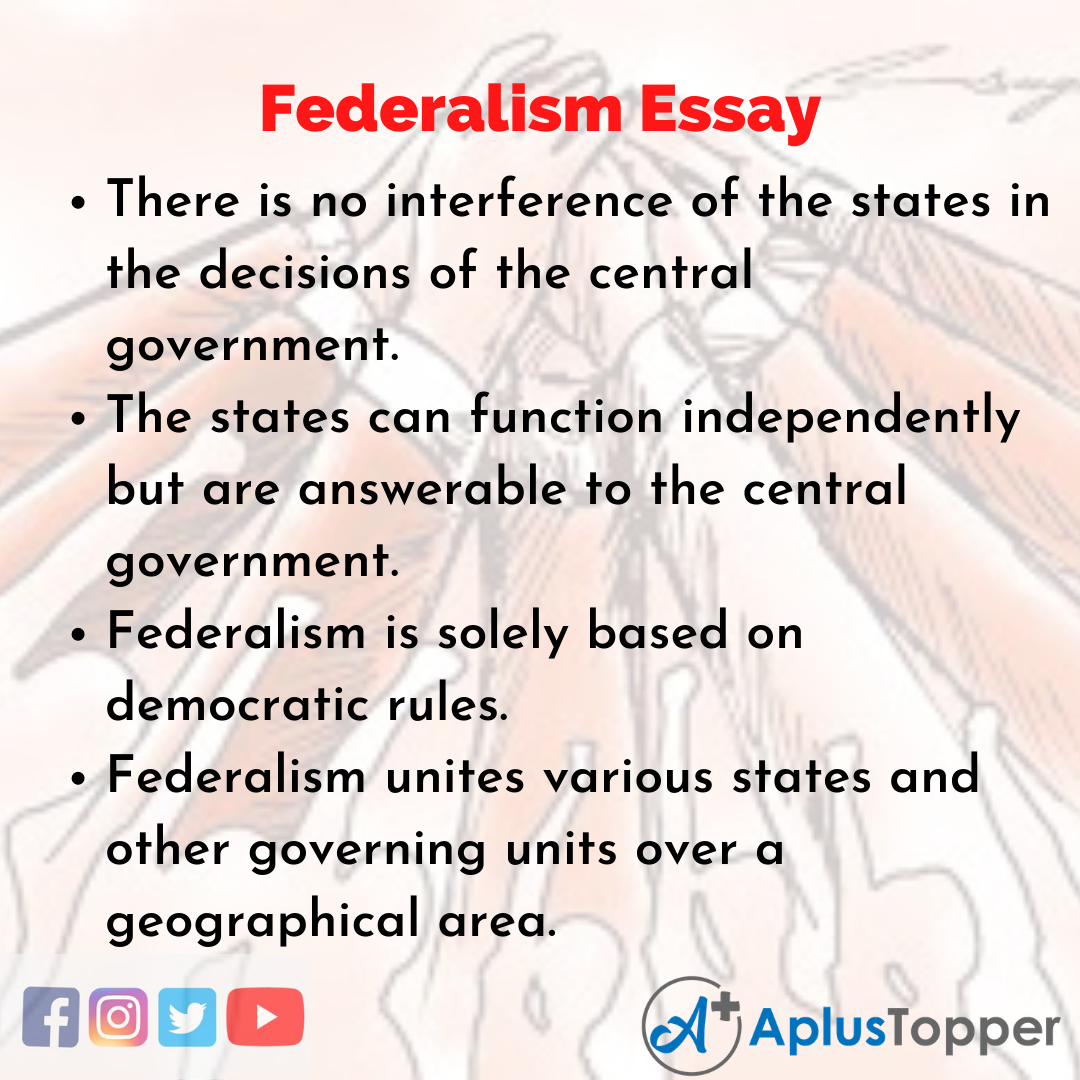 definition of federalism essay
