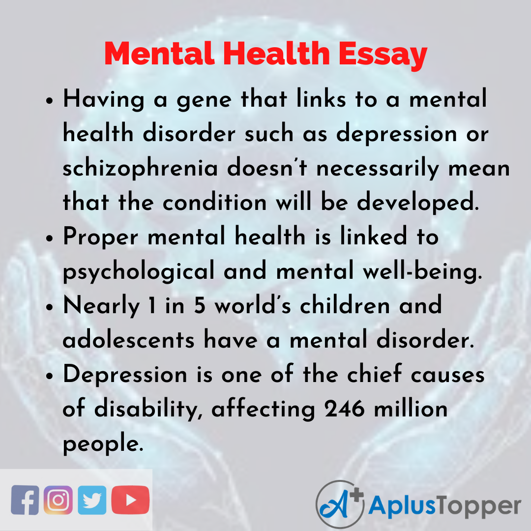 common app essays about mental health