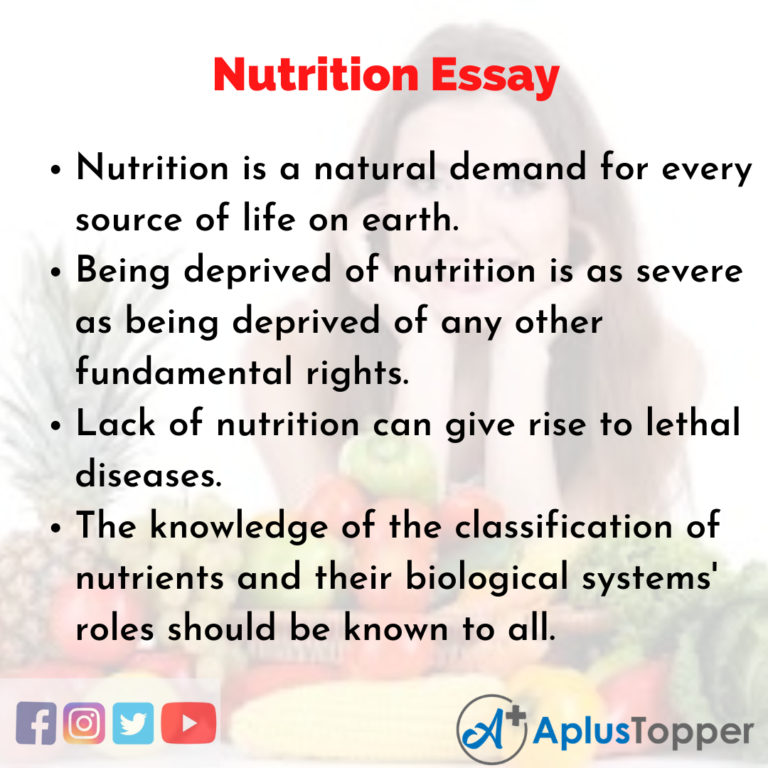 nutrition and dietetics essay