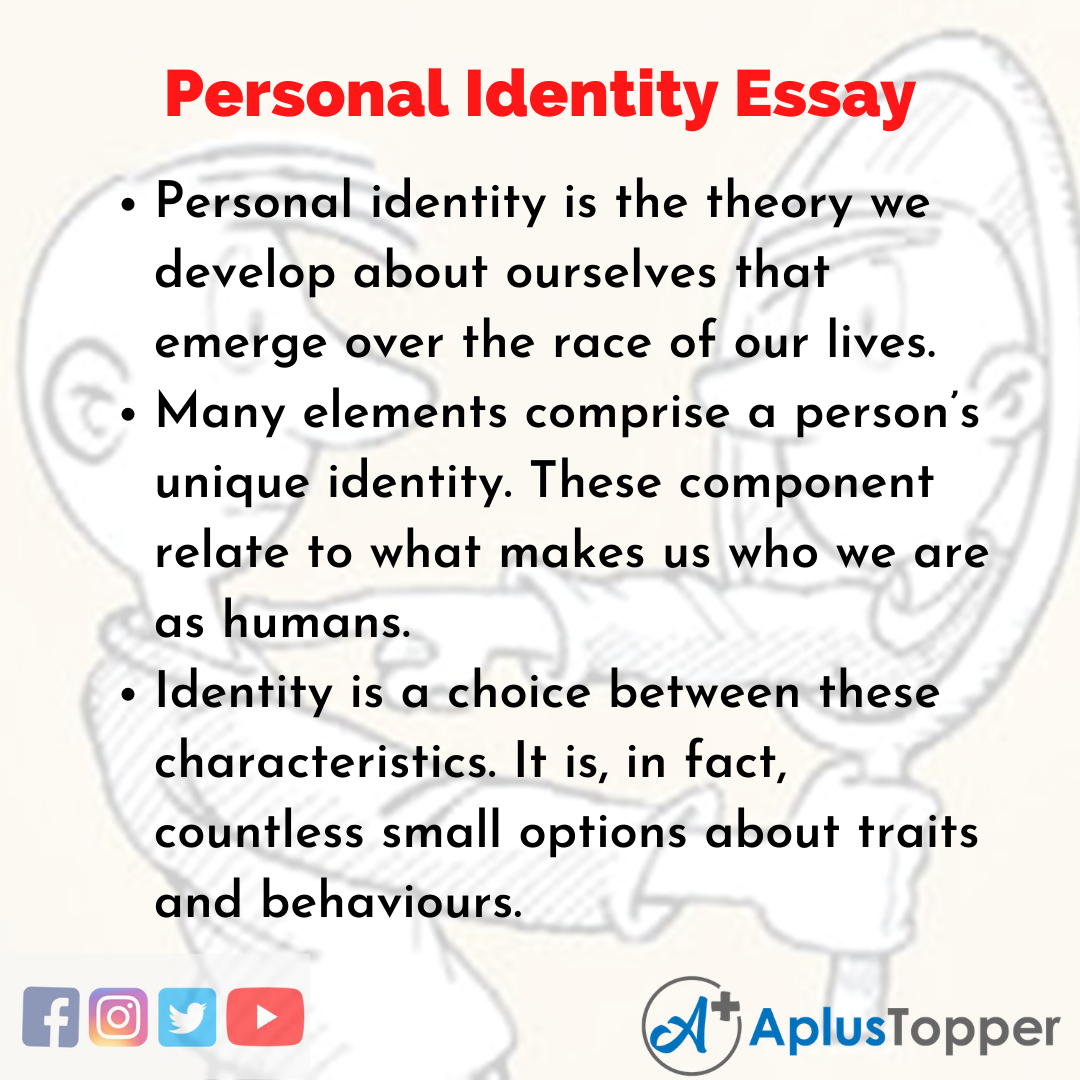 what is your personal identity essay