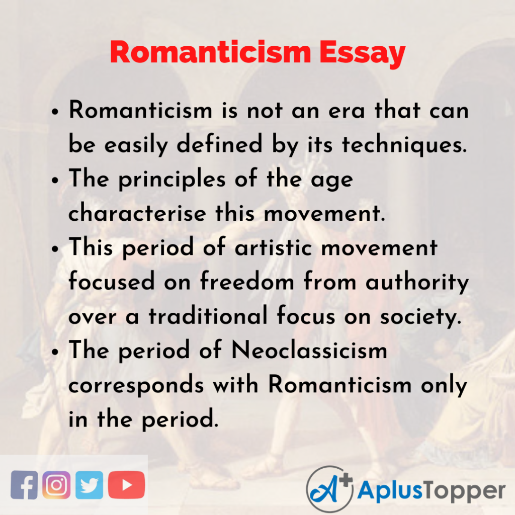 romanticism definition essay