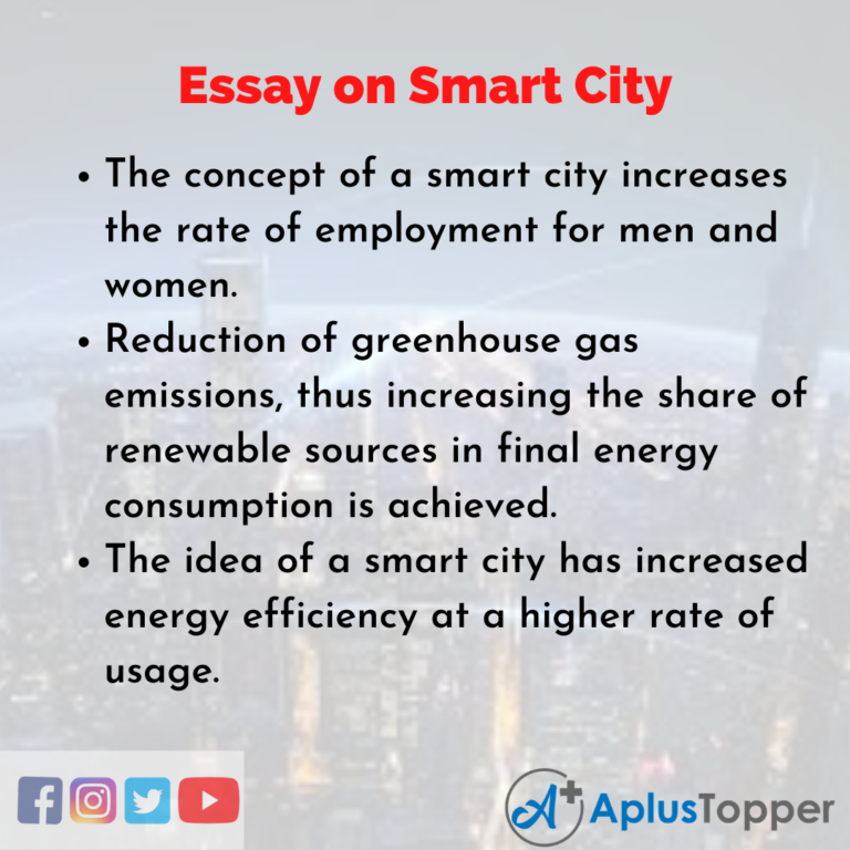 smart city essay