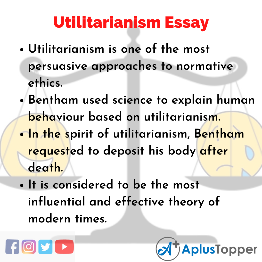 utilitarianism ethics essay example