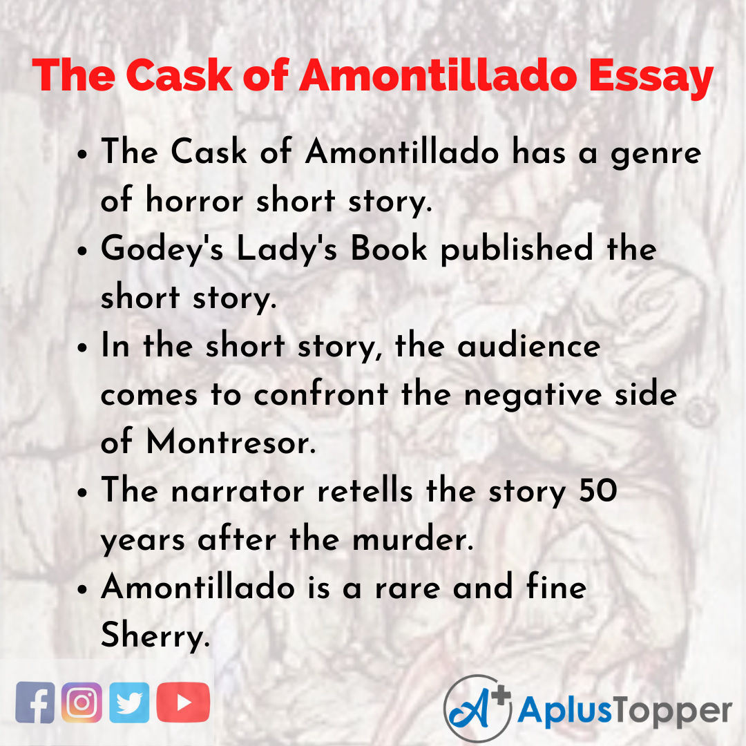 the cask of amontillado summary essay