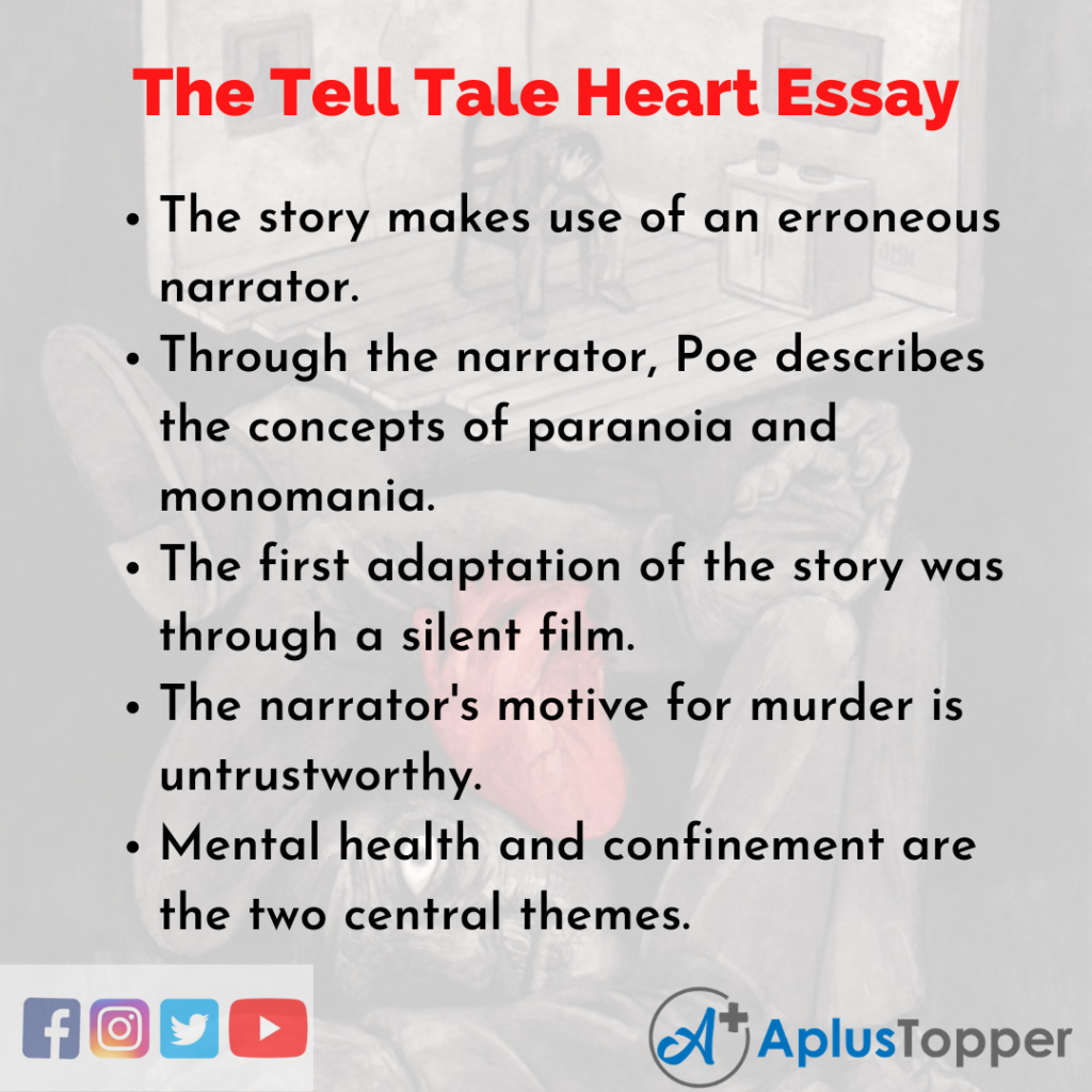 tell tale heart sane essay