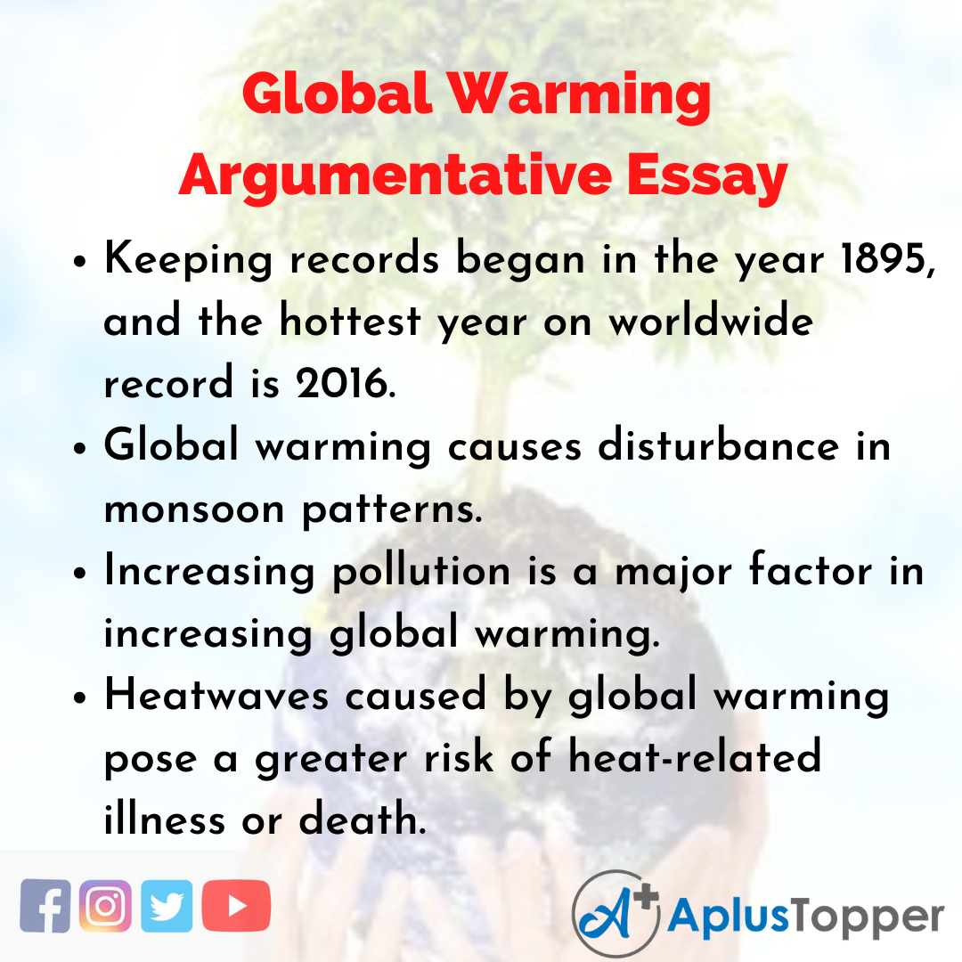 argumentative essay topic on environment
