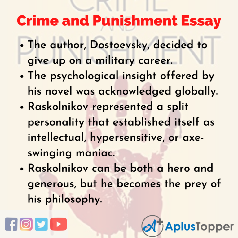 what is essay on crime and punishment brainly