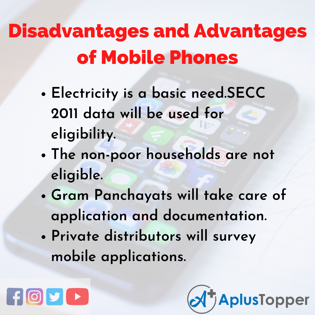 advantages disadvantages of mobile phones essay