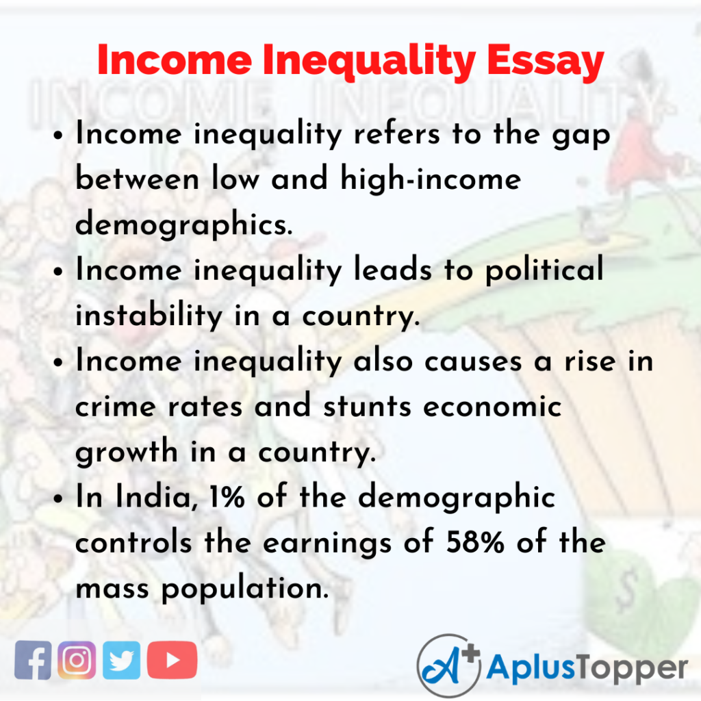 a short essay on income inequality