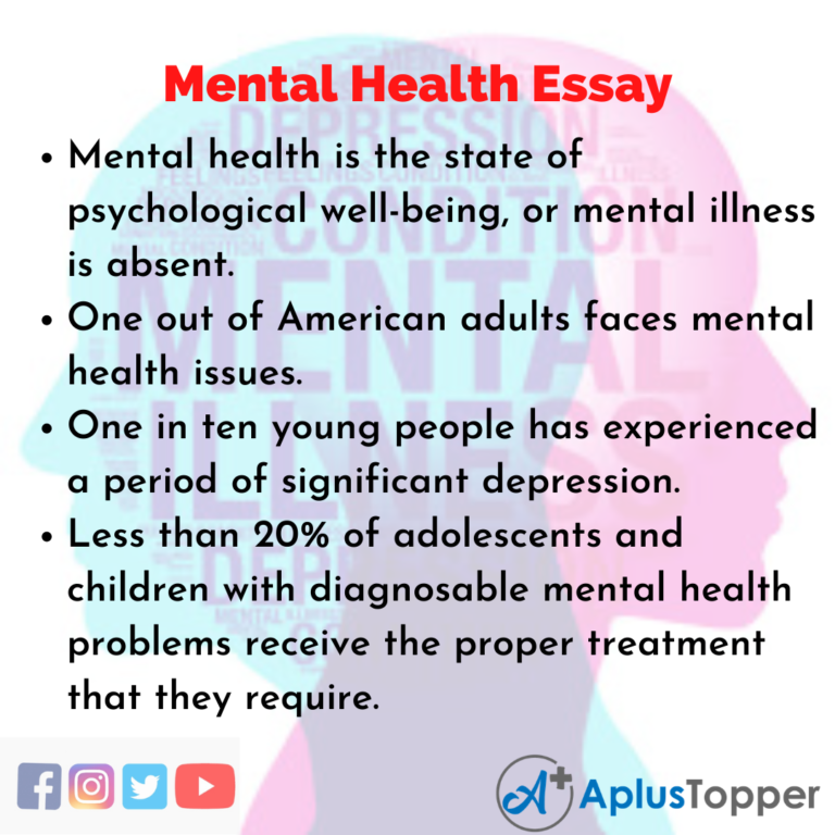mental health essay outline