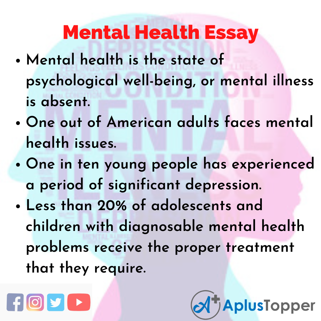 how to avoid mental health problems essay