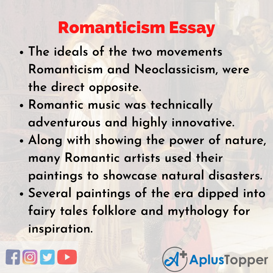 essay romantic movement