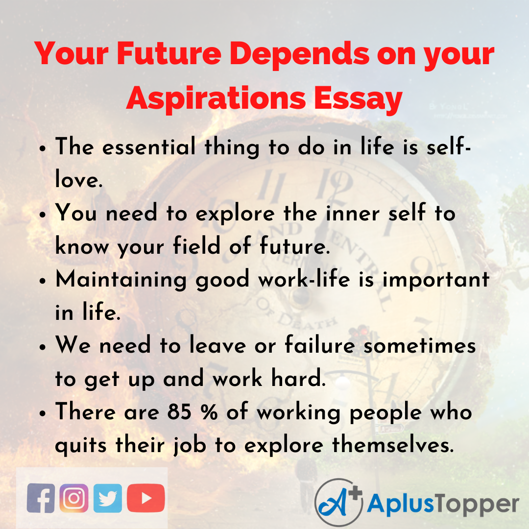 essay on dreams and aspirations