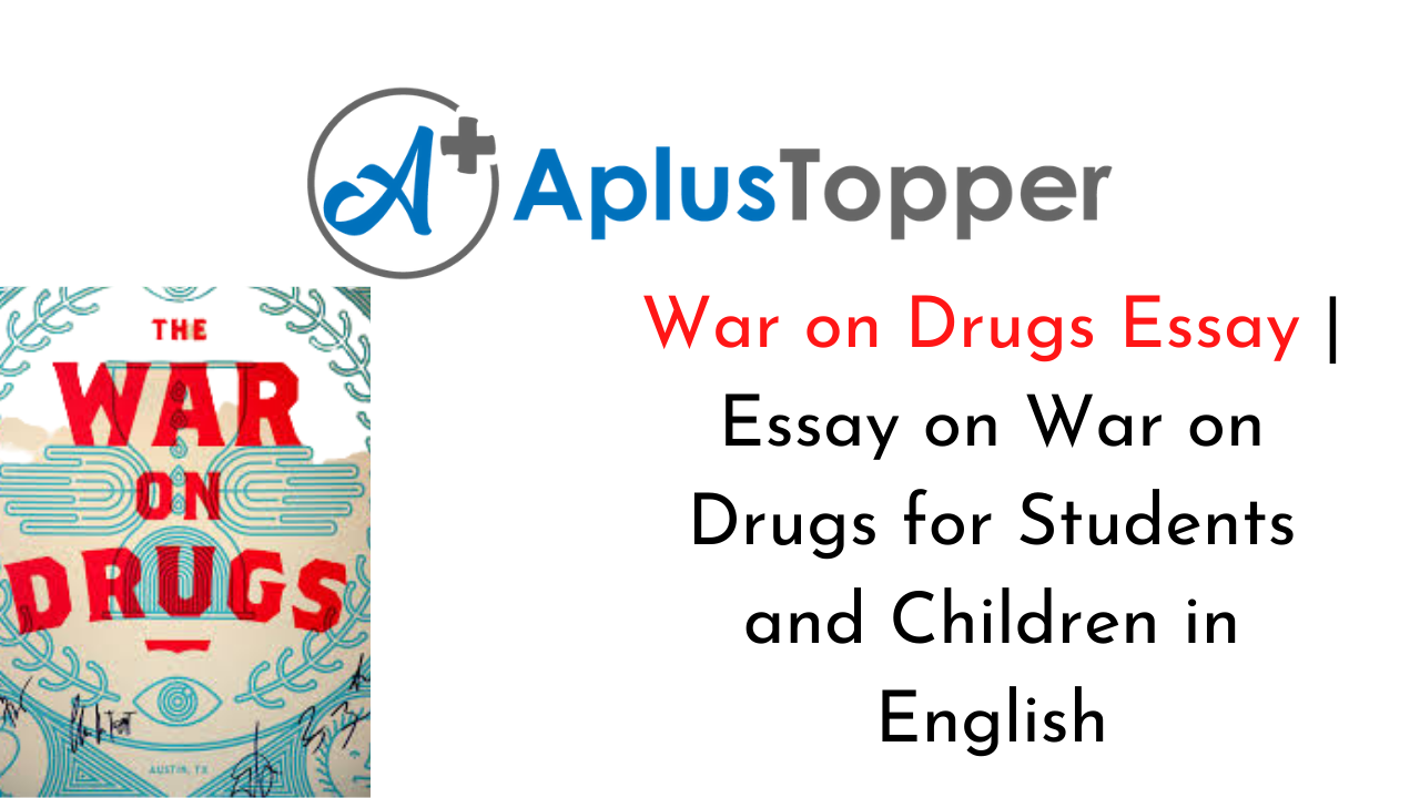 essay writing on drug war