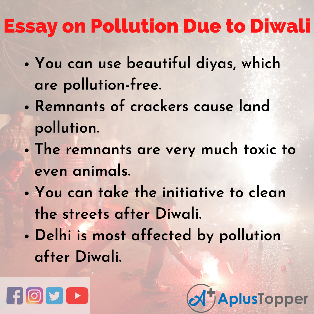 pollution essay on diwali