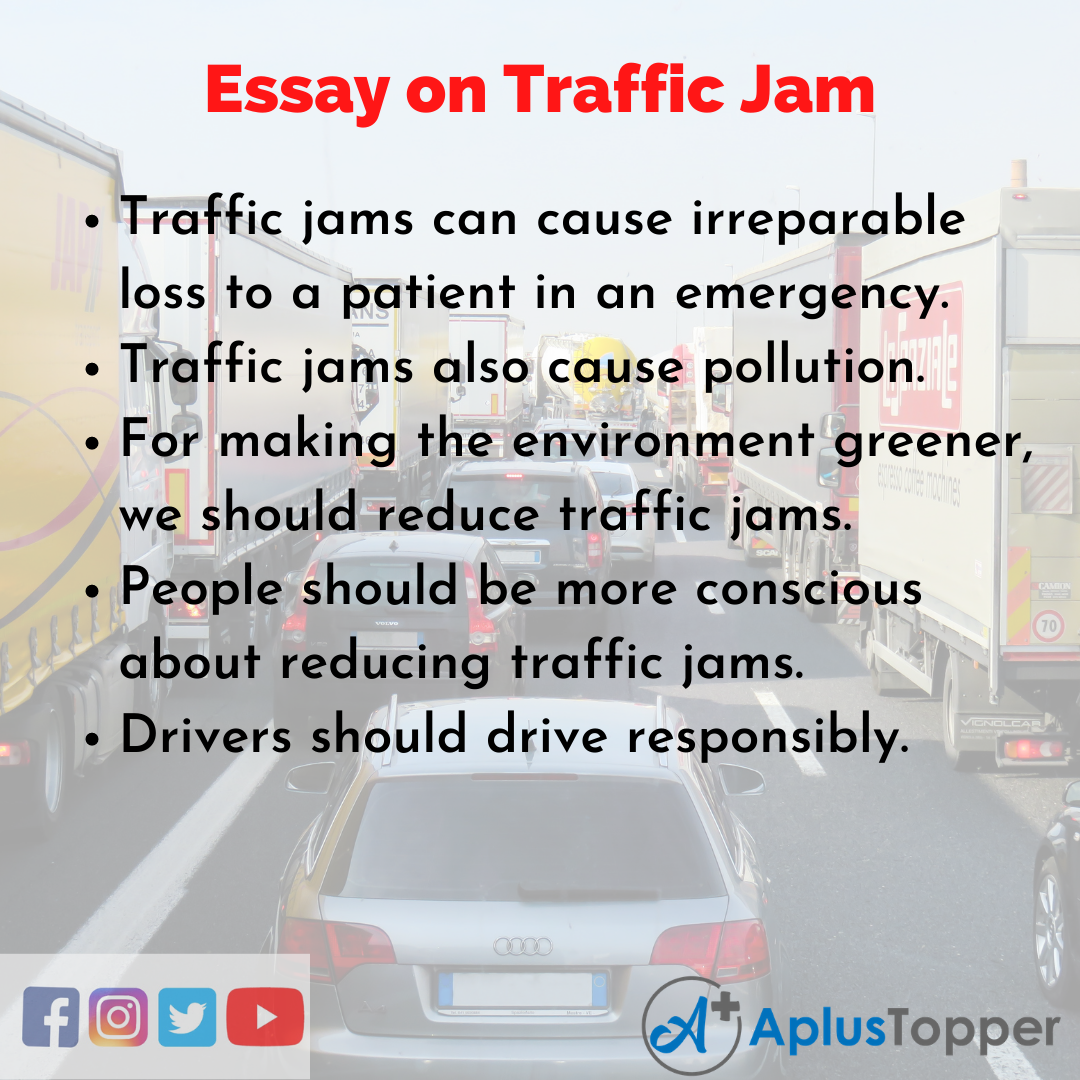 how to solve traffic jam essay