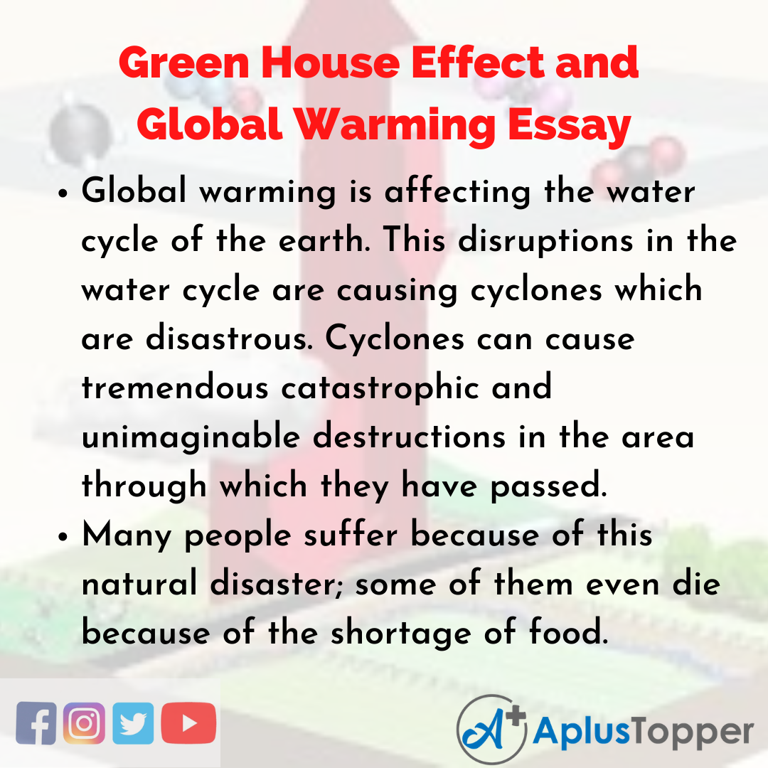 an essay about global warming