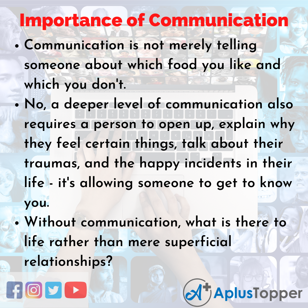 why is communication important essay