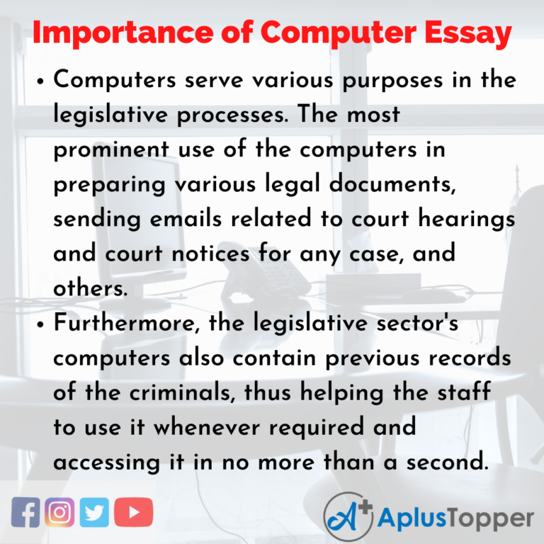 importance of computer essay 500 words