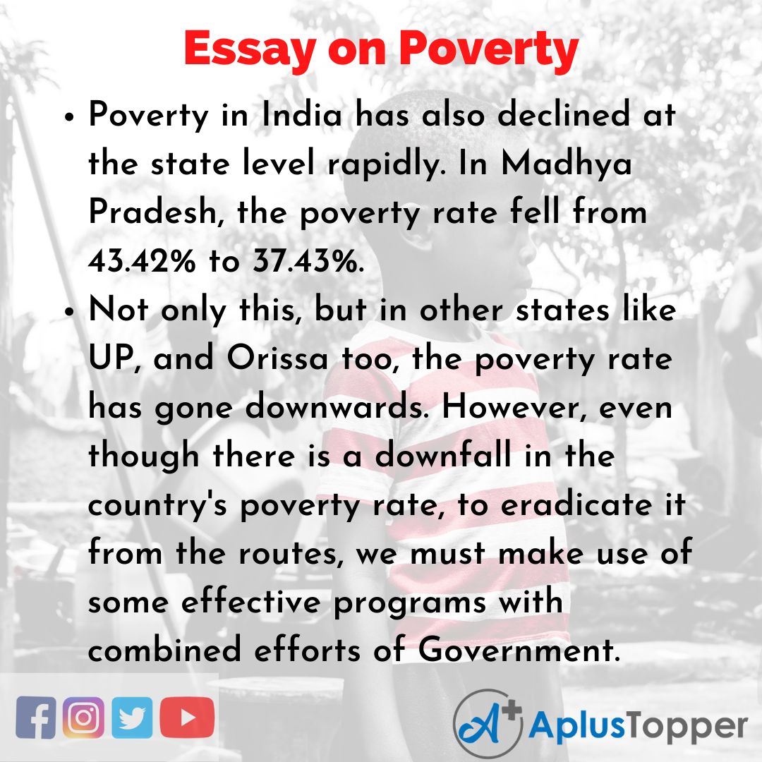 poverty essay outline